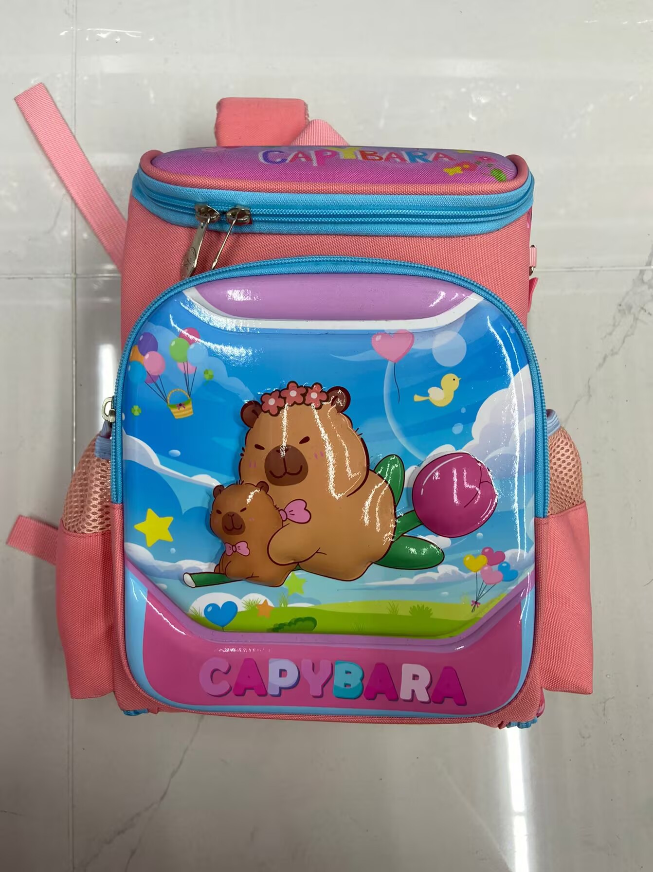 Foreign trade kindergarten backpack two-piece set with large capacity, fully open space bag for 3-6 years old, 3D hard shell cartoon backpack, direct sales Foreign trade kindergarten backpack two-piece set with large capacity, fully open space bag for 3-6 years old, 3D hard shell cartoon backpack, direct sales
