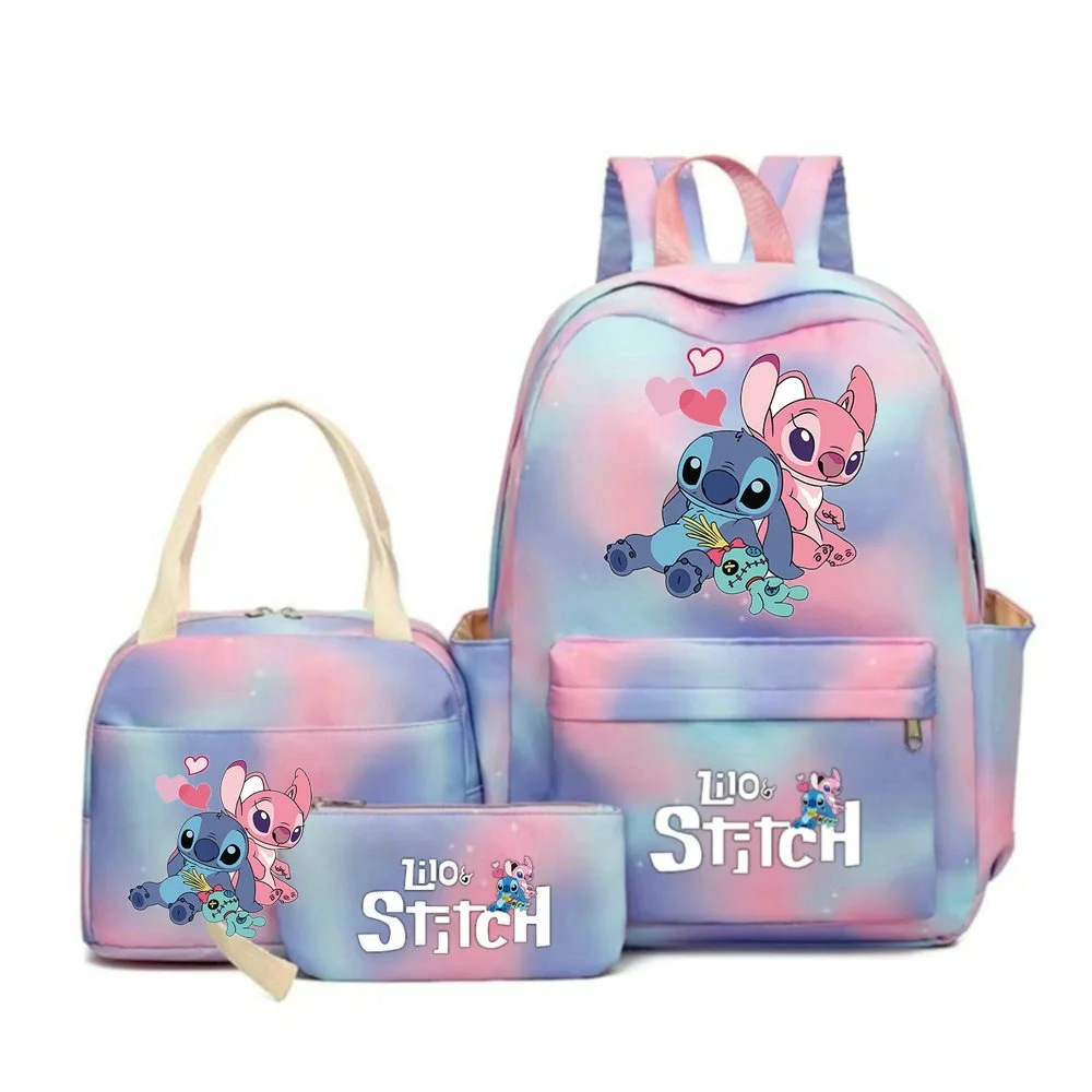 Cross border popular anime peripheral backpack, large capacity backpack for primary and secondary school students, backpack for children's meals, pencil case three piece set Cross border popular anime peripheral backpack, large capacity backpack for primary and secondary school students, backpack for children's meals, pencil case three piece set