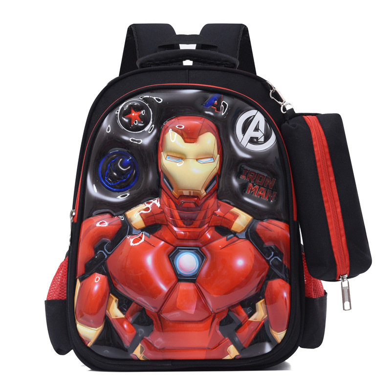Foreign trade elementary school student backpack two-piece set 3D hard shell backpack for grades 1-3, cartoon bag, cross-border backpack Foreign trade elementary school student backpack two-piece set 3D hard shell backpack for grades 1-3, cartoon bag, cross-border backpack