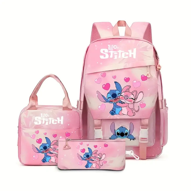 New Stitch Student Backpack for the Start of School Season, Lightweight and Load Reducing, Large Capacity Backpack for Boys and Girls in Grades 1-6 New Stitch Student Backpack for the Start of School Season, Lightweight and Load Reducing, Large Capacity Backpack for Boys and Girls in Grades 1-6