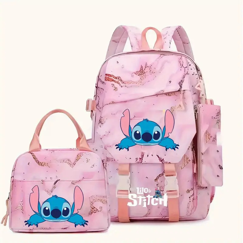 New Stitch Student Backpack for the Start of School Season, Lightweight and Load Reducing, Large Capacity Backpack for Boys and Girls in Grades 1-6 New Stitch Student Backpack for the Start of School Season, Lightweight and Load Reducing, Large Capacity Backpack for Boys and Girls in Grades 1-6