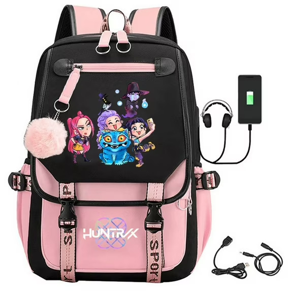 Witch Hunt Group Korean printed high school student campus backpack outdoor travel backpack cross-border hot sales 0712 Witch Hunt Group Korean printed high school student campus backpack outdoor travel backpack cross-border hot sales 0712