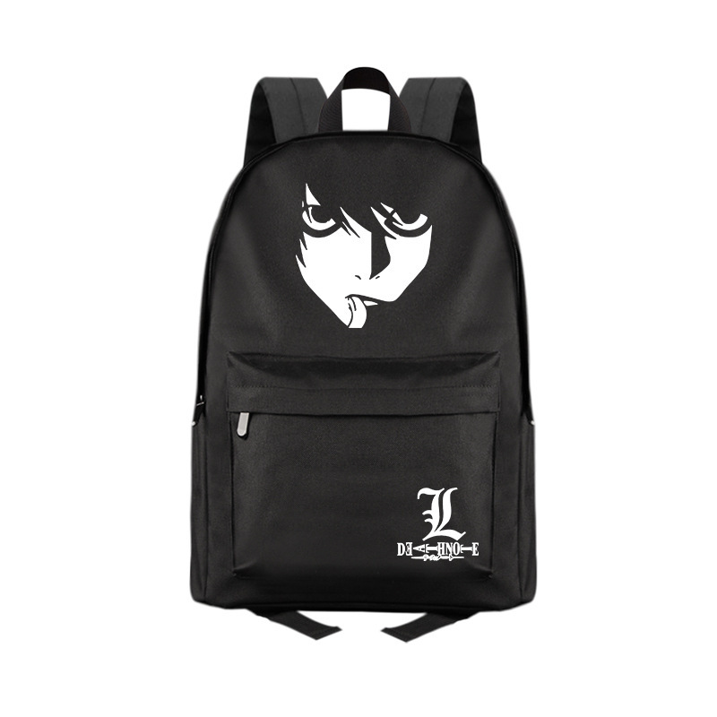 Death Note Anime Peripheral Backpack Male and Female Students Daily Backpack Computer Travel Backpack Death Note Anime Peripheral Backpack Male and Female Students Daily Backpack Computer Travel Backpack
