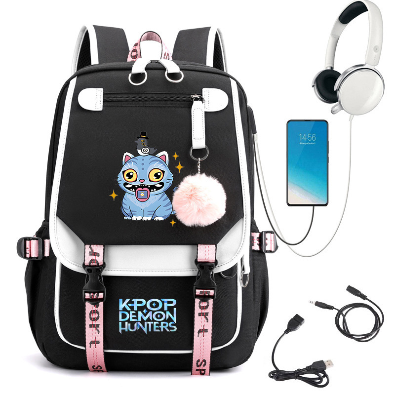 Witch Hunt Group Korean printed high school student campus backpack outdoor travel backpack cross-border hot sales 0712 Witch Hunt Group Korean printed high school student campus backpack outdoor travel backpack cross-border hot sales 0712