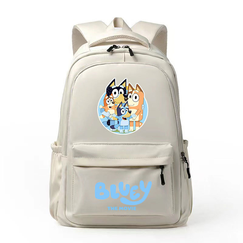 2024 Bluey new student backpack with large capacity for both men and women, lightweight and cute DIY backpack 2024 Bluey new student backpack with large capacity for both men and women, lightweight and cute DIY backpack