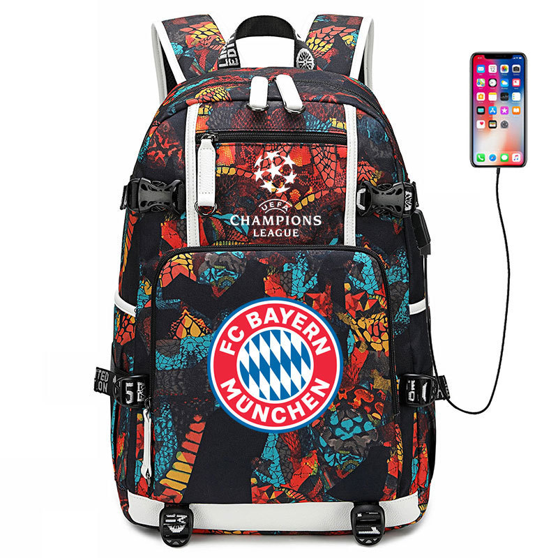 Champions League football backpack Real Madrid Borussia Dortmund backpack Manchester City Manchester United Liverpool sports backpack