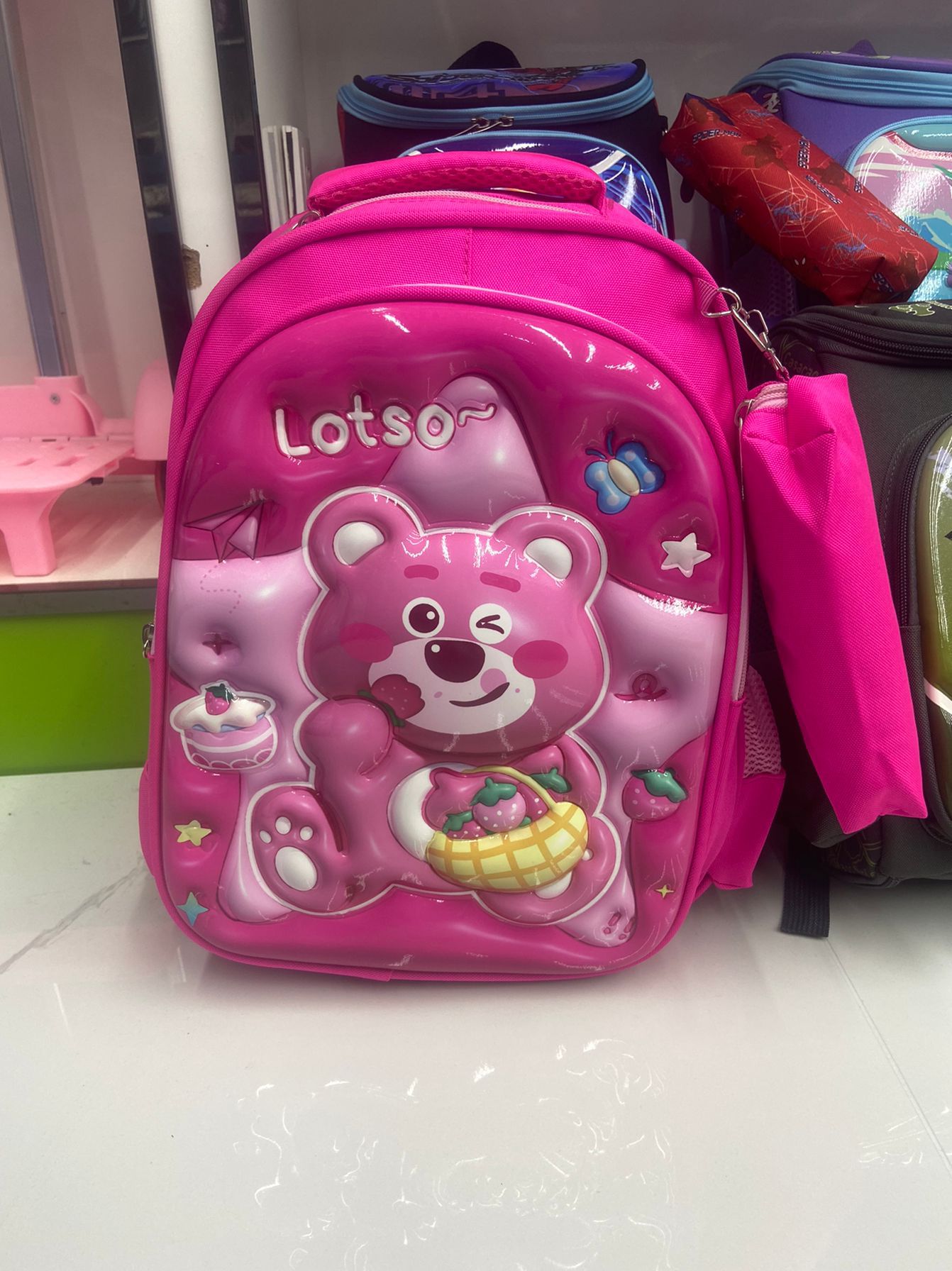 Foreign trade elementary school student backpack two-piece set 3D hard shell backpack for grades 1-3, cartoon bag, cross-border backpack Foreign trade elementary school student backpack two-piece set 3D hard shell backpack for grades 1-3, cartoon bag, cross-border backpack