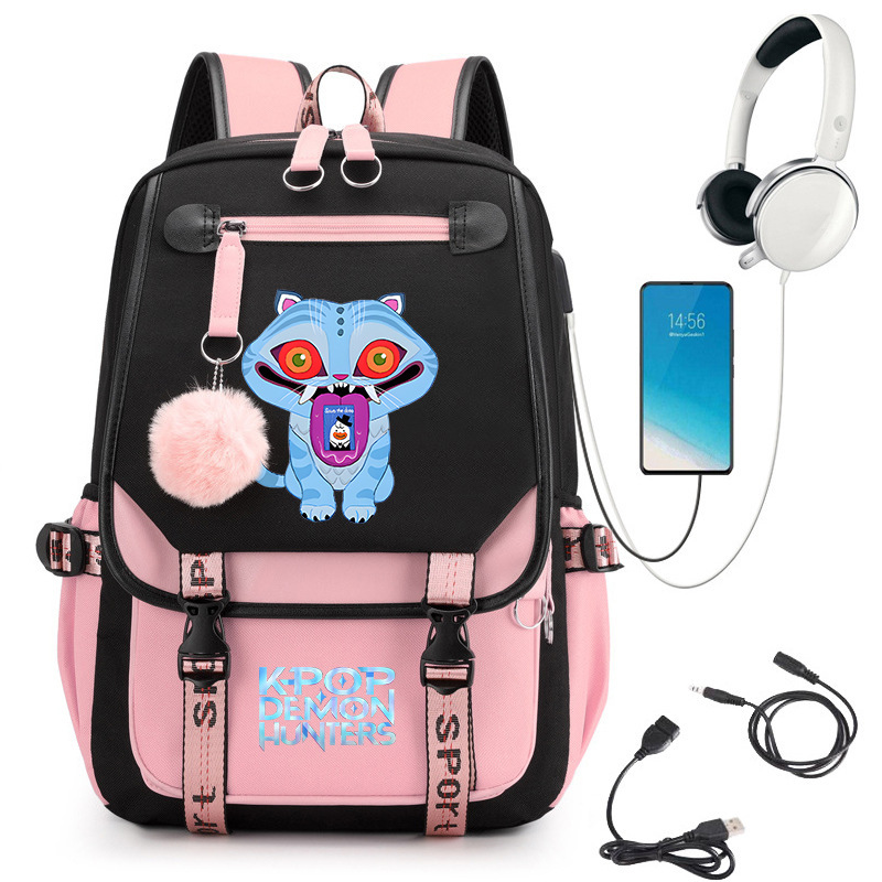 Witch Hunt Group Korean printed high school student campus backpack outdoor travel backpack cross-border hot sales 0712 Witch Hunt Group Korean printed high school student campus backpack outdoor travel backpack cross-border hot sales 0712