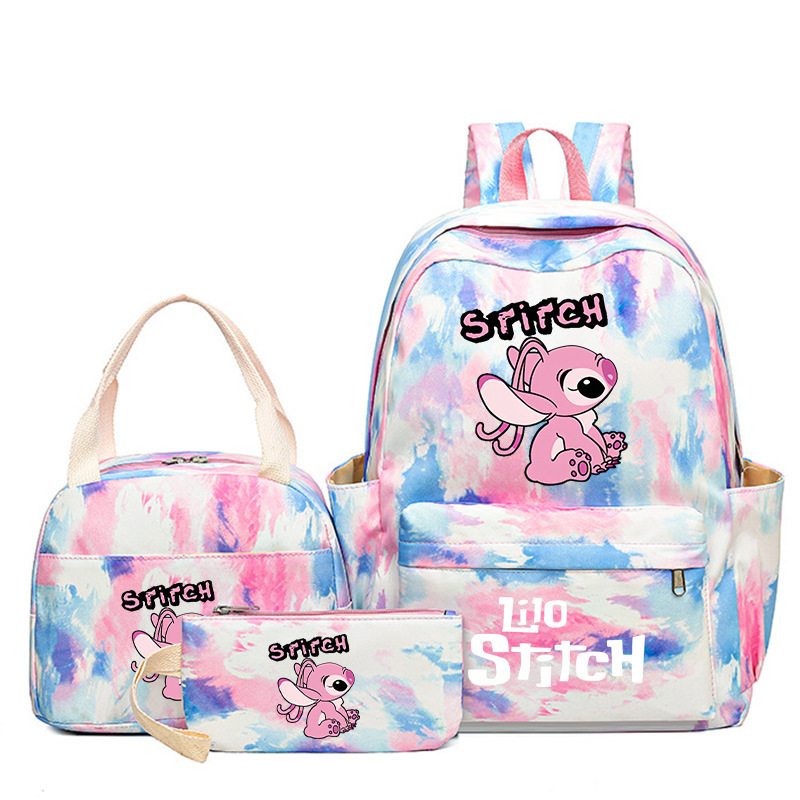 Cross border popular anime peripheral backpack, large capacity backpack for primary and secondary school students, backpack for children's meals, pencil case three piece set Cross border popular anime peripheral backpack, large capacity backpack for primary and secondary school students, backpack for children's meals, pencil case three piece set