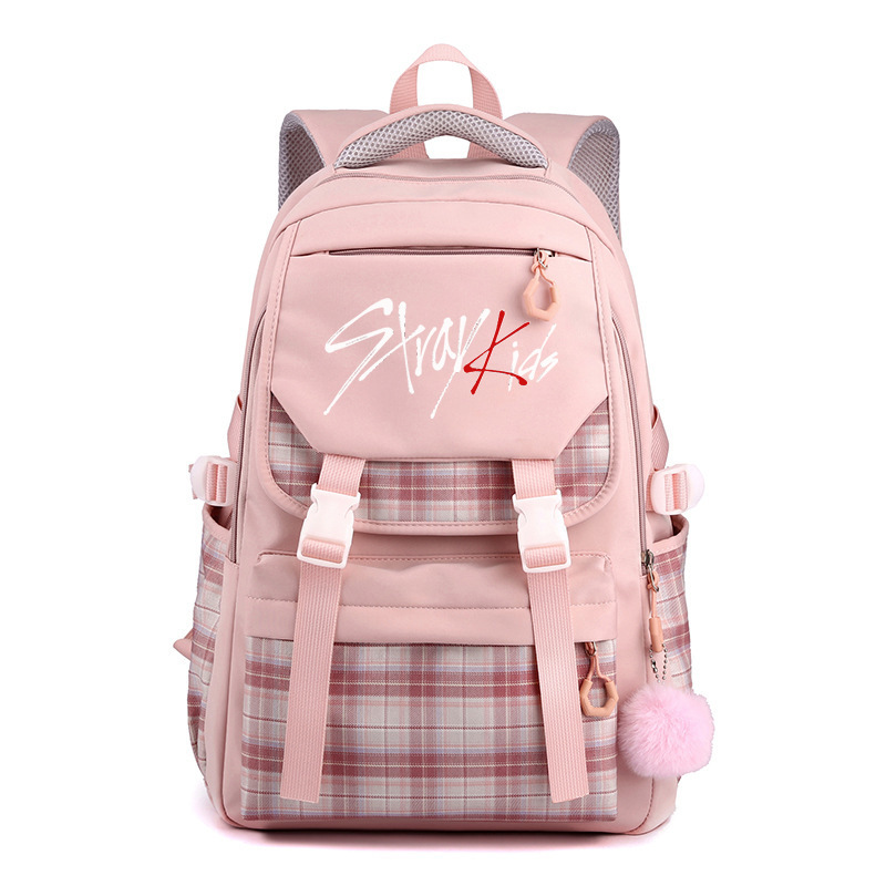 Cross border Stray Kids combination peripheral printed Korean version backpack, college style casual versatile student backpack Cross border Stray Kids combination peripheral printed Korean version backpack, college style casual versatile student backpack
