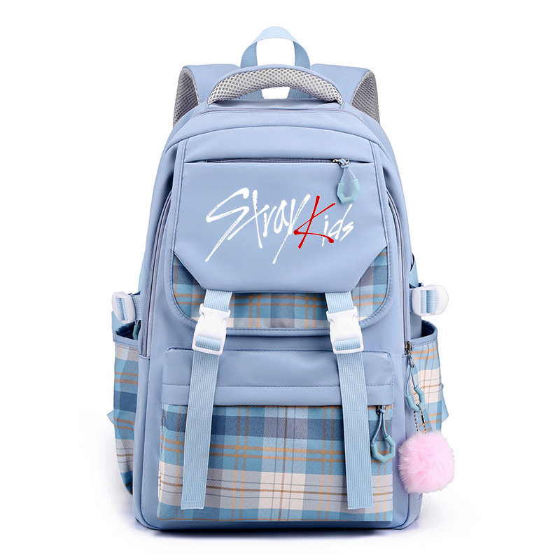 Cross border Stray Kids combination peripheral printed Korean version backpack, college style casual versatile student backpack Cross border Stray Kids combination peripheral printed Korean version backpack, college style casual versatile student backpack
