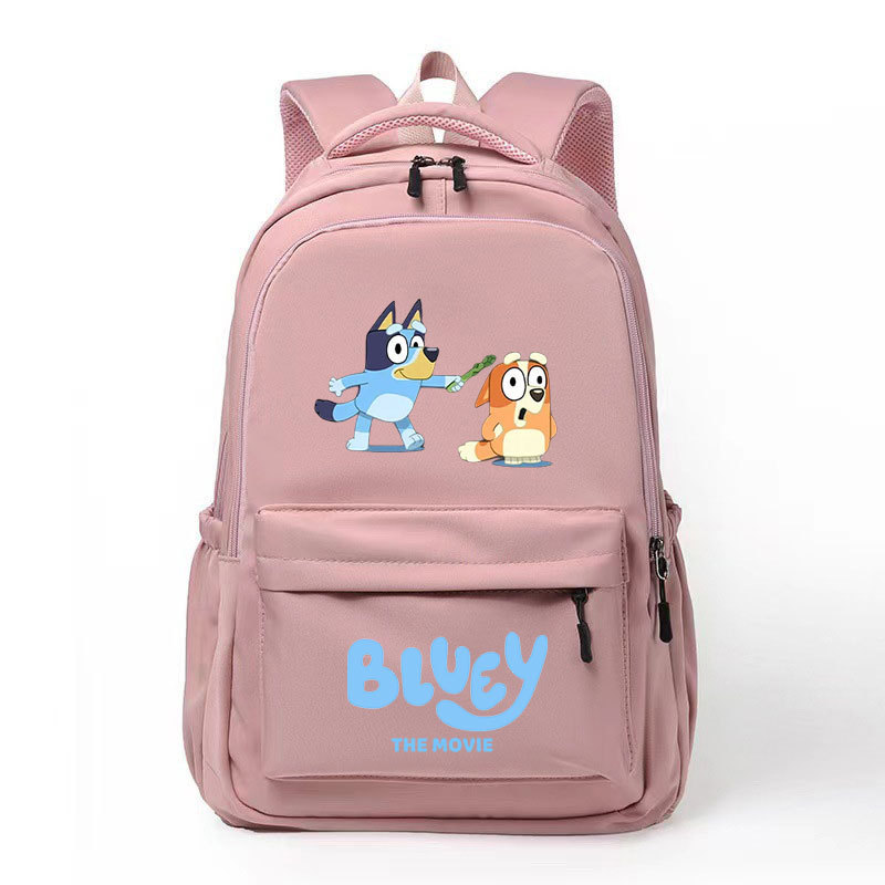 2024 Bluey new student backpack with large capacity for both men and women, lightweight and cute DIY backpack 2024 Bluey new student backpack with large capacity for both men and women, lightweight and cute DIY backpack