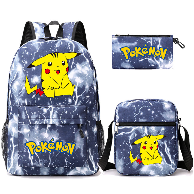 Cross border Amazon backpack, teenage student backpack, three piece set, pencil case, crossbody bag Cross border Amazon backpack, teenage student backpack, three piece set, pencil case, crossbody bag
