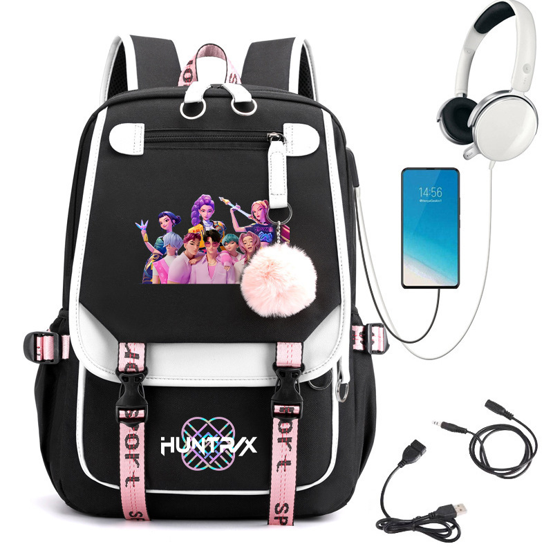 Witch Hunt Group Korean printed high school student campus backpack outdoor travel backpack cross-border hot sales 0712 Witch Hunt Group Korean printed high school student campus backpack outdoor travel backpack cross-border hot sales 0712