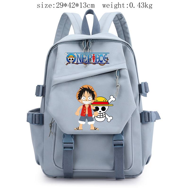 Cross border anime peripheral One Piece Luffy backpack Japanese retro backpack Junior high school backpack Computer bag Cross border anime peripheral One Piece Luffy backpack Japanese retro backpack Junior high school backpack Computer bag