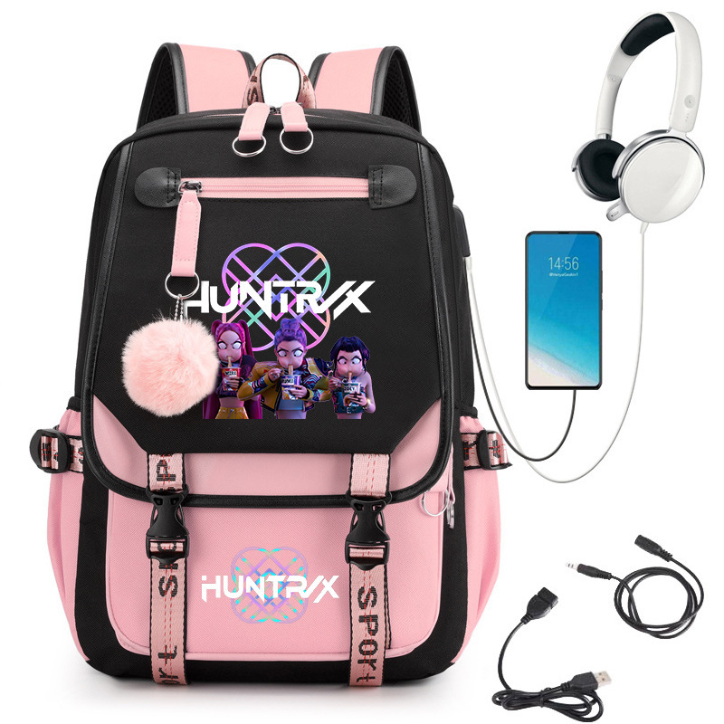 Witch Hunt Group Korean printed high school student campus backpack outdoor travel backpack cross-border hot sales 0712 Witch Hunt Group Korean printed high school student campus backpack outdoor travel backpack cross-border hot sales 0712