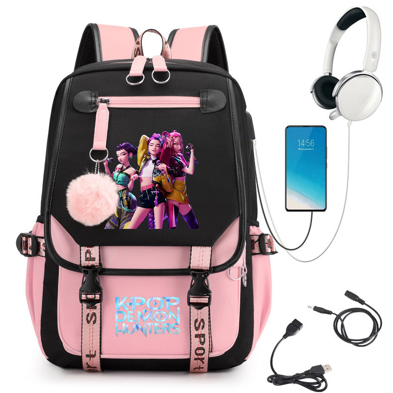 Witch Hunt Group Korean printed high school student campus backpack outdoor travel backpack cross-border hot sales 0712