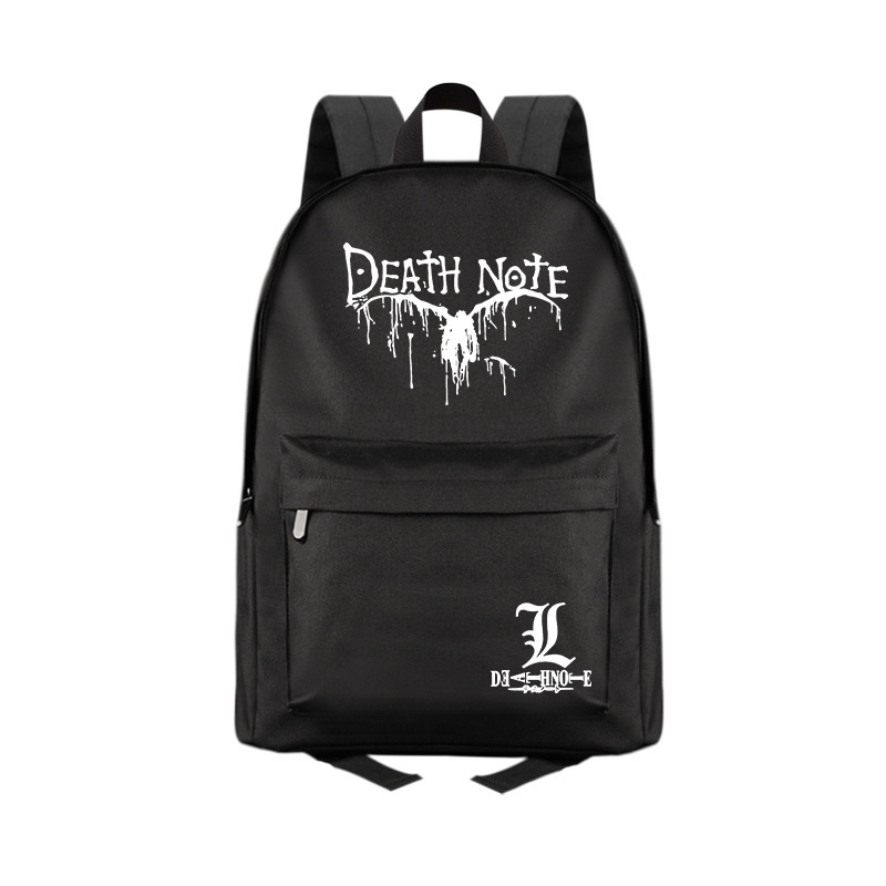 Death Note Anime Peripheral Backpack Male and Female Students Daily Backpack Computer Travel Backpack Death Note Anime Peripheral Backpack Male and Female Students Daily Backpack Computer Travel Backpack
