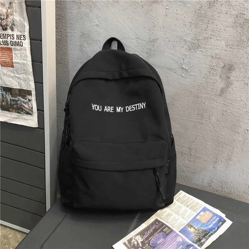 High school student backpack, female Korean version, college student, junior high school student, large capacity trendy travel backpack, male foreign trade backpack High school student backpack, female Korean version, college student, junior high school student, large capacity trendy travel backpack, male foreign trade backpack