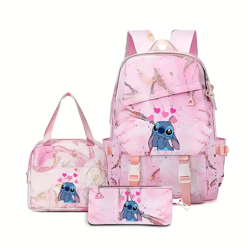 New Stitch Student Backpack for the Start of School Season, Lightweight and Load Reducing, Large Capacity Backpack for Boys and Girls in Grades 1-6 New Stitch Student Backpack for the Start of School Season, Lightweight and Load Reducing, Large Capacity Backpack for Boys and Girls in Grades 1-6