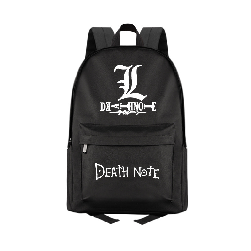 Death Note Anime Peripheral Backpack Male and Female Students Daily Backpack Computer Travel Backpack Death Note Anime Peripheral Backpack Male and Female Students Daily Backpack Computer Travel Backpack