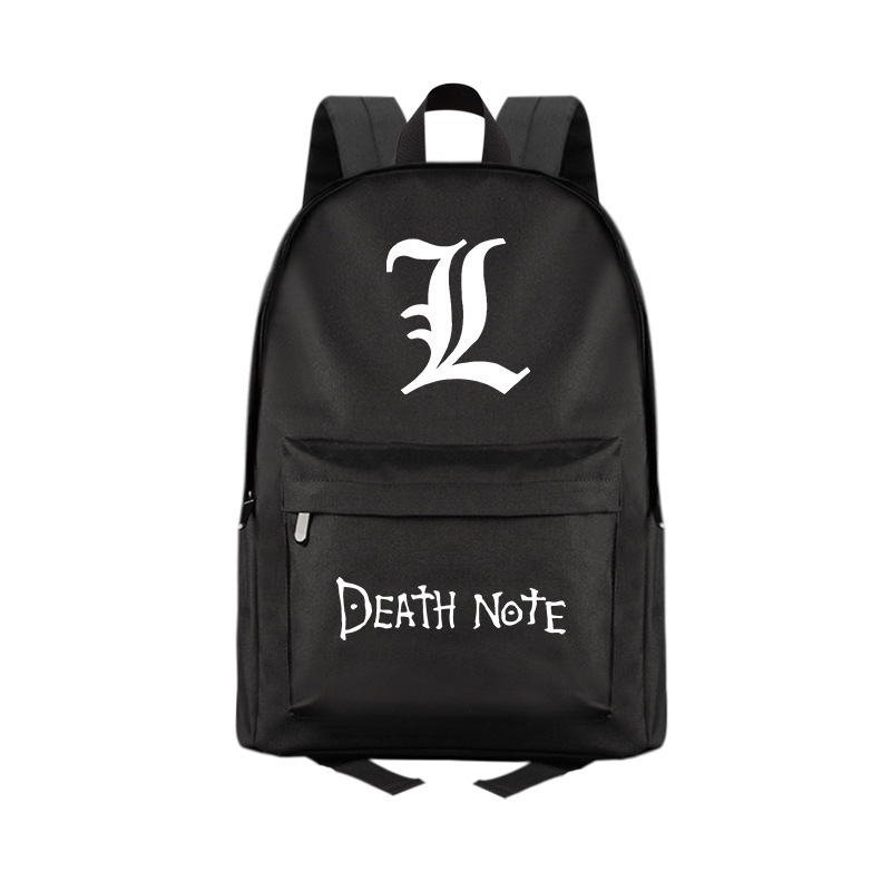 Death Note Anime Peripheral Backpack Male and Female Students Daily Backpack Computer Travel Backpack Death Note Anime Peripheral Backpack Male and Female Students Daily Backpack Computer Travel Backpack