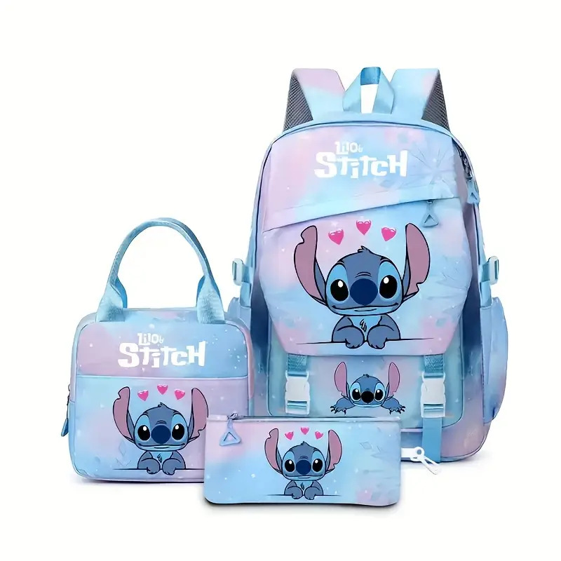 New Stitch Student Backpack for the Start of School Season, Lightweight and Load Reducing, Large Capacity Backpack for Boys and Girls in Grades 1-6 New Stitch Student Backpack for the Start of School Season, Lightweight and Load Reducing, Large Capacity Backpack for Boys and Girls in Grades 1-6