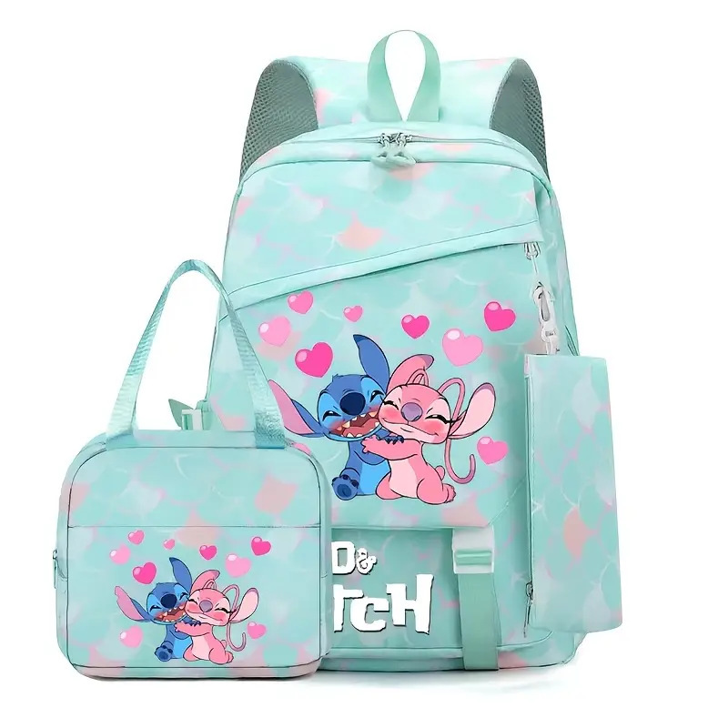 New Stitch Student Backpack for the Start of School Season, Lightweight and Load Reducing, Large Capacity Backpack for Boys and Girls in Grades 1-6 New Stitch Student Backpack for the Start of School Season, Lightweight and Load Reducing, Large Capacity Backpack for Boys and Girls in Grades 1-6