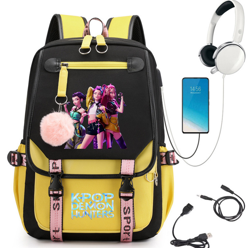 Witch Hunt Group Korean printed high school student campus backpack outdoor travel backpack cross-border hot sales 0712 Witch Hunt Group Korean printed high school student campus backpack outdoor travel backpack cross-border hot sales 0712