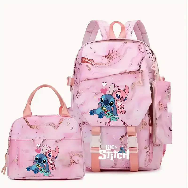 New Stitch Student Backpack for the Start of School Season, Lightweight and Load Reducing, Large Capacity Backpack for Boys and Girls in Grades 1-6 New Stitch Student Backpack for the Start of School Season, Lightweight and Load Reducing, Large Capacity Backpack for Boys and Girls in Grades 1-6