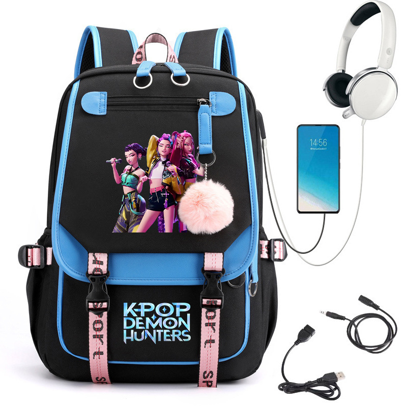 Witch Hunt Group Korean printed high school student campus backpack outdoor travel backpack cross-border hot sales 0712 Witch Hunt Group Korean printed high school student campus backpack outdoor travel backpack cross-border hot sales 0712