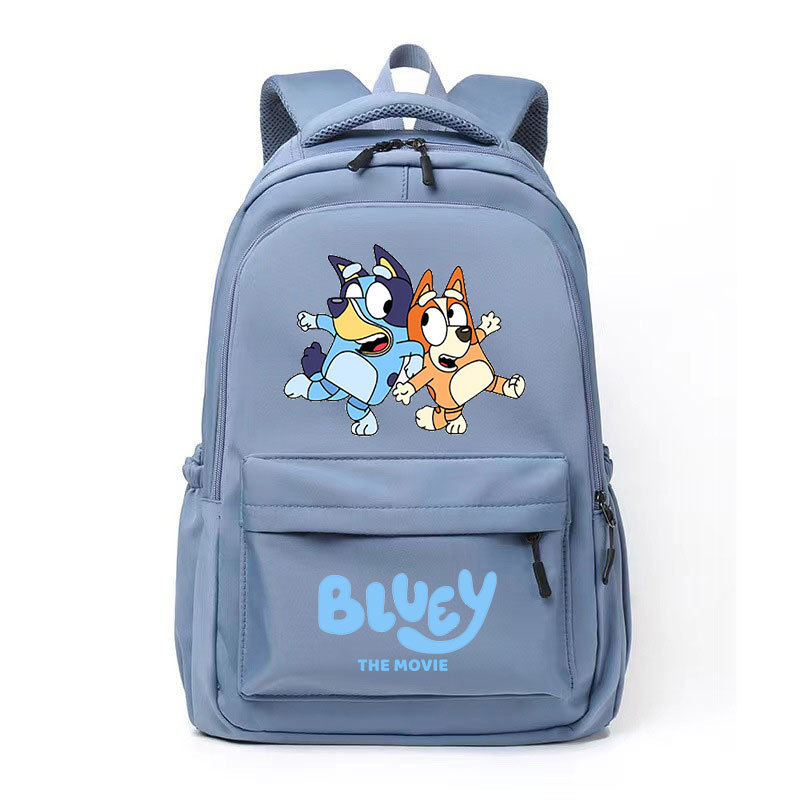 2024 Bluey new student backpack with large capacity for both men and women, lightweight and cute DIY backpack 2024 Bluey new student backpack with large capacity for both men and women, lightweight and cute DIY backpack