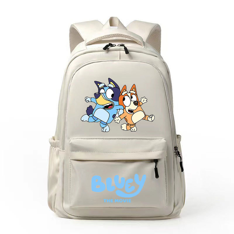 2024 Bluey new student backpack with large capacity for both men and women, lightweight and cute DIY backpack 2024 Bluey new student backpack with large capacity for both men and women, lightweight and cute DIY backpack