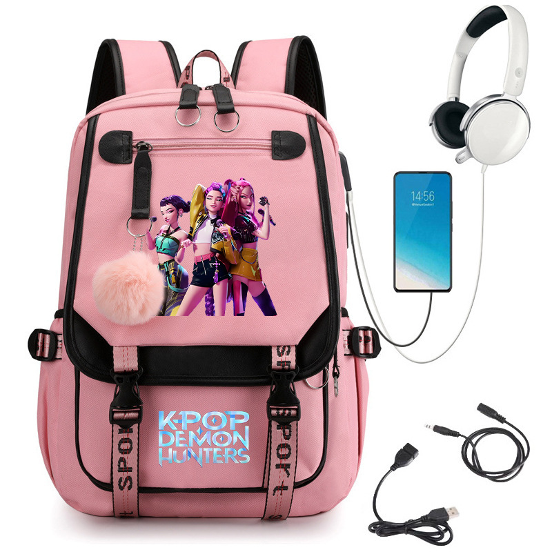 Witch Hunt Group Korean printed high school student campus backpack outdoor travel backpack cross-border hot sales 0712 Witch Hunt Group Korean printed high school student campus backpack outdoor travel backpack cross-border hot sales 0712