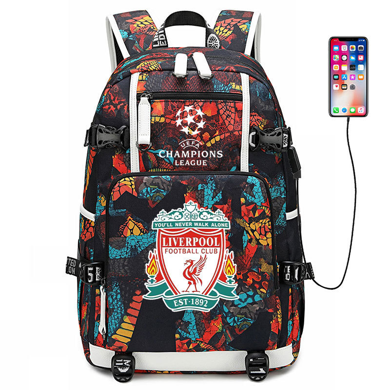 Champions League football backpack Real Madrid Borussia Dortmund backpack Manchester City Manchester United Liverpool sports backpack Champions League football backpack Real Madrid Borussia Dortmund backpack Manchester City Manchester United Liverpool sports backpack