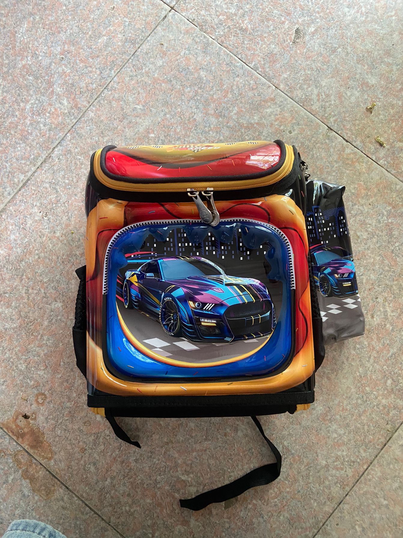 Cross border kindergarten backpack fully open shaped space bag 2.3.4 year old children's backpack two-piece set cute cartoon Cross border kindergarten backpack fully open shaped space bag 2.3.4 year old children's backpack two-piece set cute cartoon