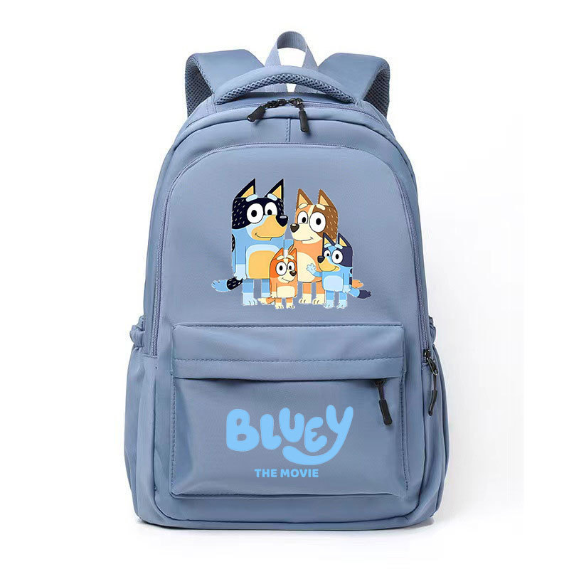 2024 Bluey new student backpack with large capacity for both men and women, lightweight and cute DIY backpack 2024 Bluey new student backpack with large capacity for both men and women, lightweight and cute DIY backpack