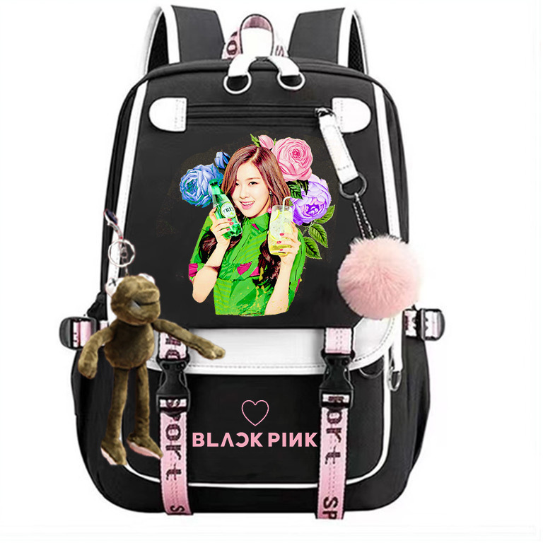 Junior high school student backpack, girls' casual simple backpack, contrasting canvas bag, multi-layer computer bag, men's bag, women's bag Junior high school student backpack, girls' casual simple backpack, contrasting canvas bag, multi-layer computer bag, men's bag, women's bag