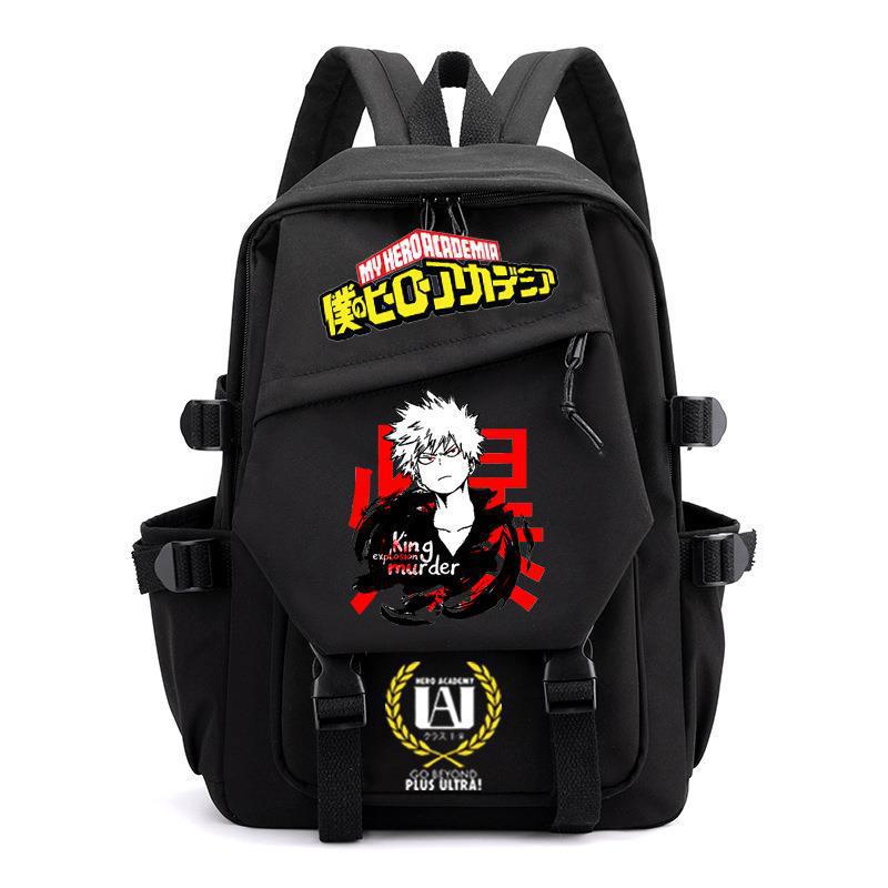 New Foreign Trade Student Backpack My Hero Academy Periphery Backpack Large Capacity Computer Bag Travel Bag