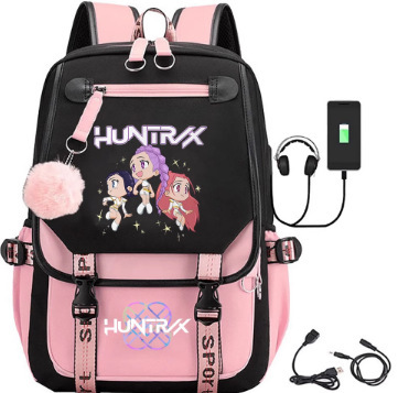 Witch Hunt Group Korean printed high school student campus backpack outdoor travel backpack cross-border hot sales 0712 Witch Hunt Group Korean printed high school student campus backpack outdoor travel backpack cross-border hot sales 0712