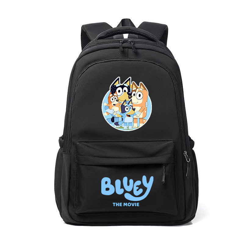 2024 Bluey new student backpack with large capacity for both men and women, lightweight and cute DIY backpack 2024 Bluey new student backpack with large capacity for both men and women, lightweight and cute DIY backpack