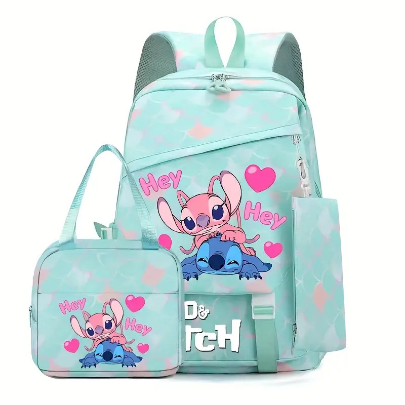 New Stitch Student Backpack for the Start of School Season, Lightweight and Load Reducing, Large Capacity Backpack for Boys and Girls in Grades 1-6 New Stitch Student Backpack for the Start of School Season, Lightweight and Load Reducing, Large Capacity Backpack for Boys and Girls in Grades 1-6
