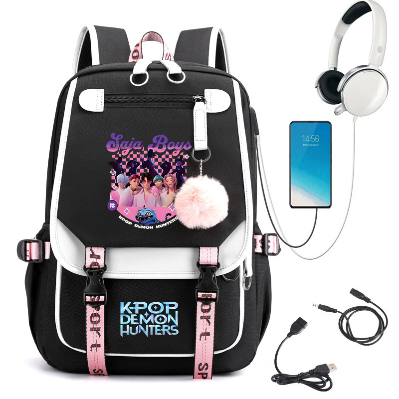 Witch Hunt Group Korean printed high school student campus backpack outdoor travel backpack cross-border hot sales 0712 Witch Hunt Group Korean printed high school student campus backpack outdoor travel backpack cross-border hot sales 0712