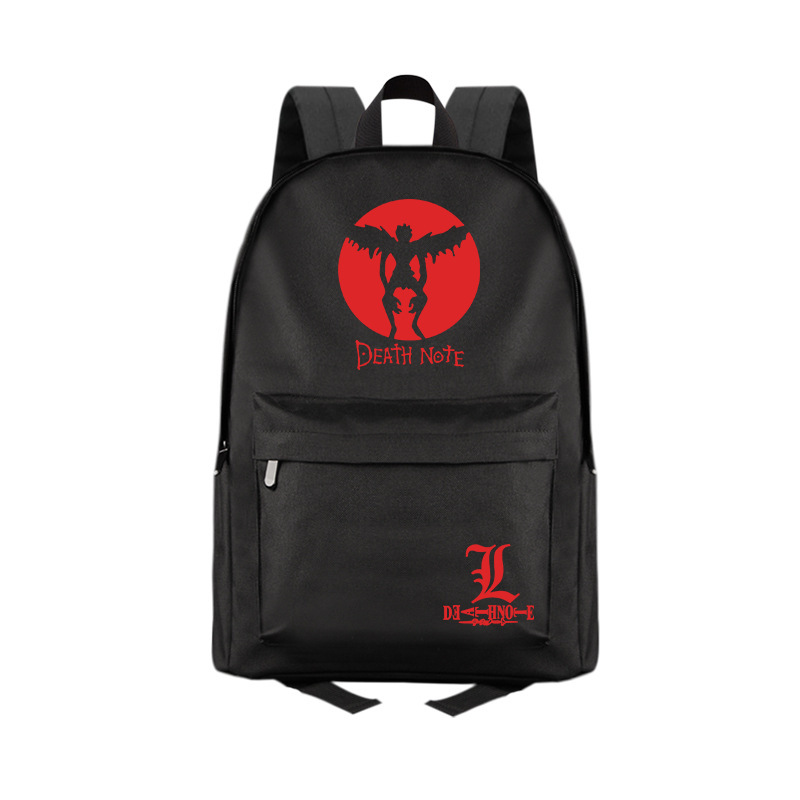 Death Note Anime Peripheral Backpack Male and Female Students Daily Backpack Computer Travel Backpack Death Note Anime Peripheral Backpack Male and Female Students Daily Backpack Computer Travel Backpack