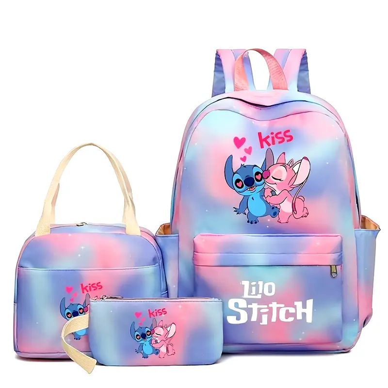 New Stitch Student Backpack for the Start of School Season, Lightweight and Load Reducing, Large Capacity Backpack for Boys and Girls in Grades 1-6 New Stitch Student Backpack for the Start of School Season, Lightweight and Load Reducing, Large Capacity Backpack for Boys and Girls in Grades 1-6