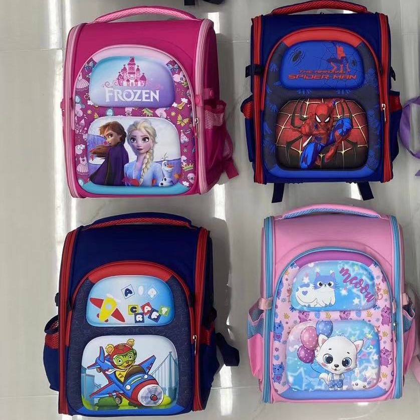 Foreign Trade Student Backpack Large Capacity Primary School Student Backpack 1.2.3.4 Grade Cute Cartoon Backpack Children's Bag Foreign Trade Student Backpack Large Capacity Primary School Student Backpack 1.2.3.4 Grade Cute Cartoon Backpack Children's Bag