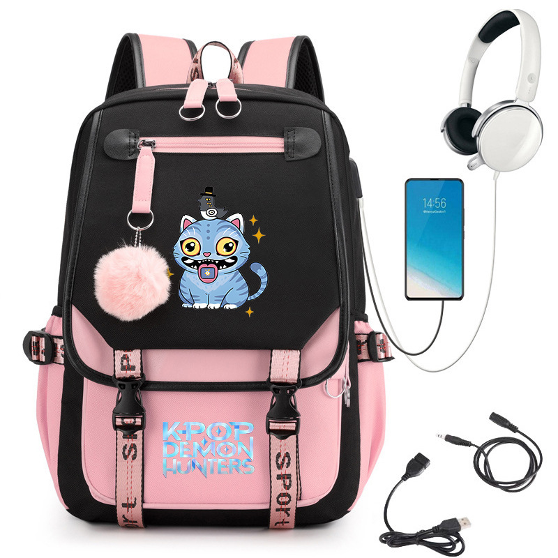 Witch Hunt Group Korean printed high school student campus backpack outdoor travel backpack cross-border hot sales 0712 Witch Hunt Group Korean printed high school student campus backpack outdoor travel backpack cross-border hot sales 0712