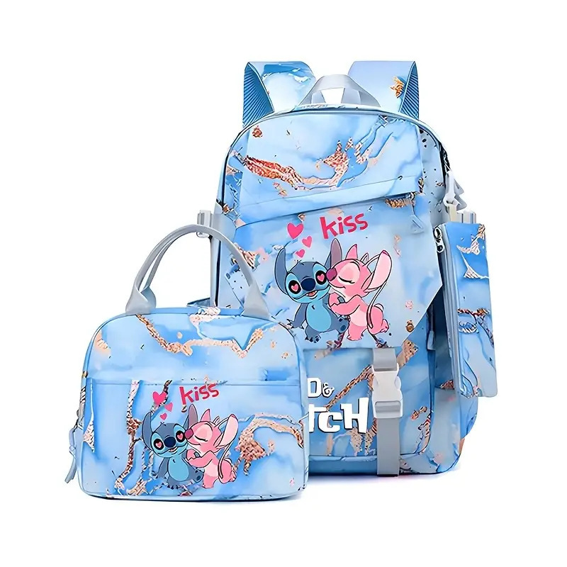 New Stitch Student Backpack for the Start of School Season, Lightweight and Load Reducing, Large Capacity Backpack for Boys and Girls in Grades 1-6 New Stitch Student Backpack for the Start of School Season, Lightweight and Load Reducing, Large Capacity Backpack for Boys and Girls in Grades 1-6