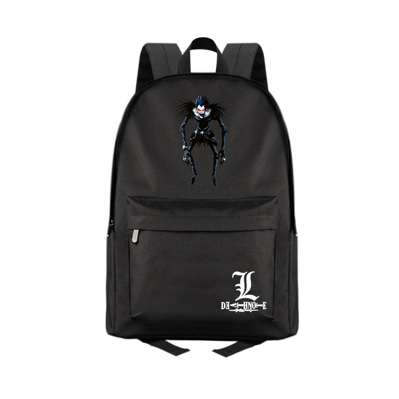 Death Note Anime Peripheral Backpack Male and Female Students Daily Backpack Computer Travel Backpack Death Note Anime Peripheral Backpack Male and Female Students Daily Backpack Computer Travel Backpack