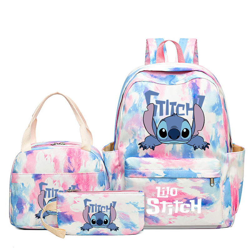 Cross border popular anime peripheral backpack, large capacity backpack for primary and secondary school students, backpack for children's meals, pencil case three piece set Cross border popular anime peripheral backpack, large capacity backpack for primary and secondary school students, backpack for children's meals, pencil case three piece set